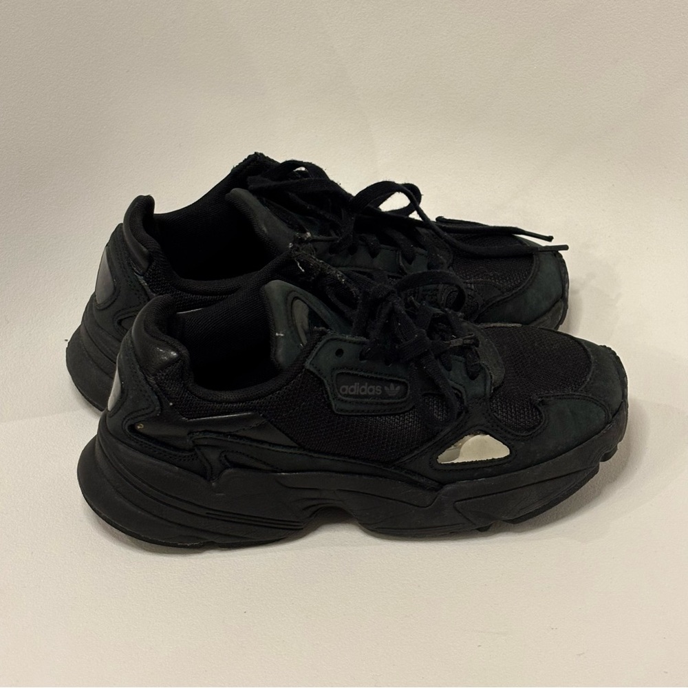 Adidas Triple Black Athletic Shoes